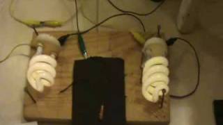 Joule Thief Circuit  Driving CFLs with 15v [upl. by Nedry190]