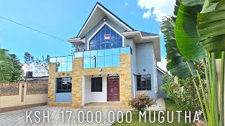 INSIDE KSH 17000000 RUIRU MUGUTHA MAISONETTE WITH AN INTRIGUING ARCHITECTURAL DESIGNSold [upl. by Ailedroc]