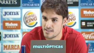 Pedro León habla de Mourinho en su presentación con el Getafe [upl. by Odnomor503]