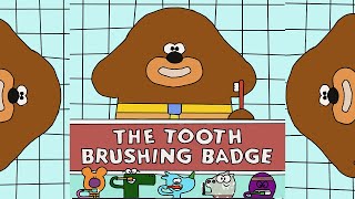 The Tooth Brushing Badge  Hey Duggee Coloring story [upl. by Ailadgim84]