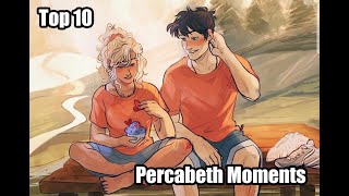 A Heros Guide Top 10 Percabeth Moments Percy and Annabeth From The Riordanverse [upl. by Arec]