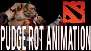 Dota 2 Pudge New Rot Animation [upl. by Nyleuqaj595]