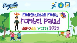 DAPODIK 2025  CARA MENGERJAKAN MENU ROMBELKELAS [upl. by Hannaoj]