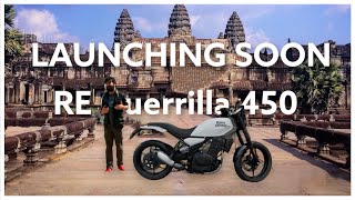 New Unveiled Royal Enfield Guerrilla 450 India Model  Launching Soon [upl. by Arne]