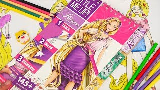 Modas al estilo Rapunzel  Diseño vestidos inspirados en princesas de Disney en español [upl. by Rola]