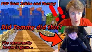 Dream ACCUSES Tommy for EXPLODING the Community House Dream SMPTubbo and TommyInnit’s POV [upl. by Silsbye]