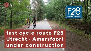 The F28 cycle route under construction [upl. by Pate]