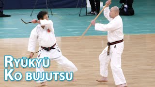 Ryūkyū Kobujutsu 4K 60fps  46th Japanese Kobudo Demonstration [upl. by Yleik]