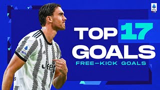 The best freekick goals of the season  Top Goals  Serie A 202223 [upl. by Eus69]