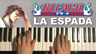 How To Play  Bleach  La Espada Piano Tutorial Lesson [upl. by Eldrida]