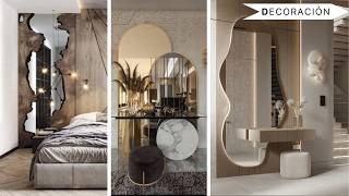 COMO AGRANDAR TU CASA CON ESPEJOS FUNCIONAL Y FÁCIL TENDENCIAS SMALLHOUSE interior design 2024 [upl. by Nosraep]