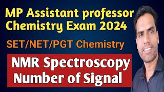 NMR Spectroscopy  MP Assistant Professor Chemistry Exam  NET SET  Chemical Science [upl. by Vharat658]