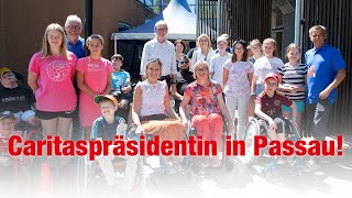 Caritaspräsidentin Eva Maria WelskopDeffaa in Passau [upl. by Emlin]