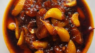 পারফেক্ট টক ঝাল মিষ্টি রসুনের আচার  Rasuner Achar Recipe  Instant Garlic Pickle [upl. by Gabler]