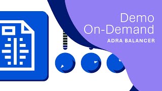 Demo On Demand  Adra Balancer [upl. by Eillo]