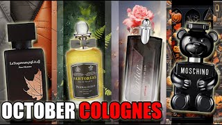 🌙🍂 Top 20 OCTOBER FRAGRANCES for FALL 2023  MASCULINE MENS COLOGNE  Cheap Designer Niche GEMS [upl. by Eiramllij]