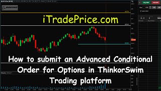 Advanced Conditional Order for Options in ThinkorSwim [upl. by Elga852]