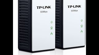 TPLINK AV500 Powerline kit setup and speedtest [upl. by Aryamo81]