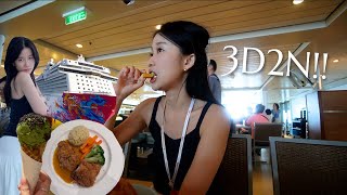 HOW I SPENT my 3D2N on GENTING DREAM CRUISE to nowhere worth or not 陪我去上星夢郵輪 VLOG [upl. by Lussier475]