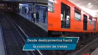 Estos son los accidentes del Metro de la CDMX en los últimos años [upl. by Elcin]