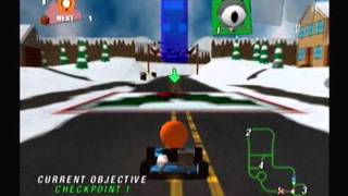 south Park Rally Christmas Day SEGA Dreamcast [upl. by Ethelred640]