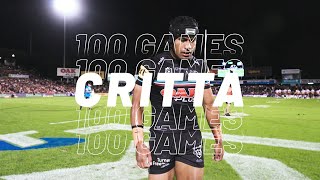 Stephen Crichton  100 NRL Games Highlights [upl. by Handler]