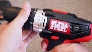 ULTRA STEEL 12V cordless drill demonstration  good value [upl. by Llehsem]