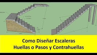 ¿Cómo Diseñar Una Escalera  Vea las Pautas de Diseño [upl. by Lemuel]