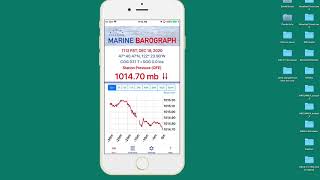 Starpath Marine Barograph App for iOS [upl. by Ahsaetan]