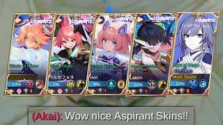 WELCOME NEW ASPIRANTS SKINS [upl. by Assilat]