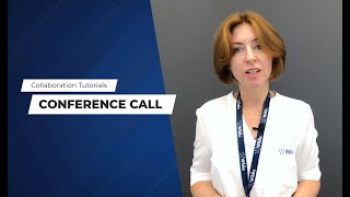 Wildix Collaboration Tutorial  Conference Call [upl. by Llerehs]