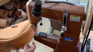 5 tips for sewing a gusset on a leather bag [upl. by Eednam]