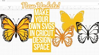 🚨 MUST SEE CRICUT UPDATE  MAKE YOUR OWN SVG IMAGES IN CRICUT DESIGN SPACE 🚨PNG TO SVG CONVERTER [upl. by Akemor]