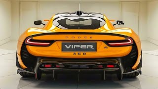 2025 Dodge Viper ACR America’s Most Powerful Sports Car Revealed  FIRST LOOK [upl. by Nudnarb]