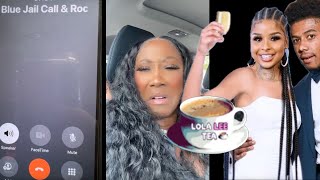 Karlissa ig live very bothered reacts to ChriseanRock and BlueFace jail house call 02272024 [upl. by Marbut]