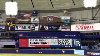 The Show 22 Full Match  Cleveland Guardians vs Tampa Bay Rays  Simulation [upl. by Annij]