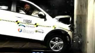 SSANGYONGKORANDO C FRONTAL IMPACT TEST by KNCAP [upl. by Gnous]