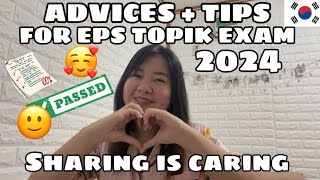 ADVICES  TIPS FOR EPS TOPIK EXAM 2024  Buhay Korea Vlog [upl. by Oakman]