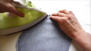 Curved hem tutorial the quick and dirty method using a serger [upl. by Ahsieuqal152]