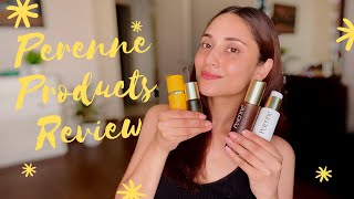 Perenne Cosmetics Review  Perenne Sunscreen  Perenne Toner  Perenne Moisturiser amp skin care [upl. by Asiral284]