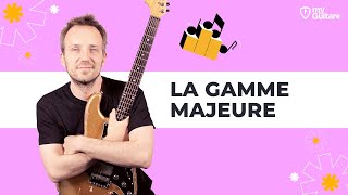 Apprendre à jouer la gamme majeure à la guitare [upl. by Stringer]