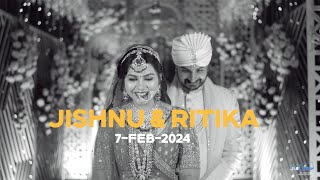 wedding highlights 2024  JISHNU amp RITIKA  FOTOFRAME STUDIO [upl. by Pasia]