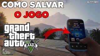 COMO SALVAR PARTIDA NO GTA V [upl. by Hsuk]