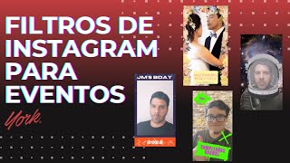 Filtros de Instagram para eventos FAQ [upl. by Artimid]