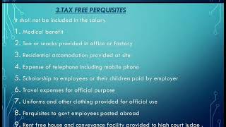 PERQUISITES IN THE CASE OF SPECIFIED EMPLOYEES ROLL NO 20S5BCOM [upl. by Catherine]