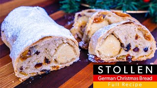 Stollen with Sourdough Traditional German Christmas Bread [upl. by Lazar]