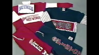 Dunhams Detroit Starter Jackets amp Nutmeg Brand Commercial 1990 [upl. by Esinev]