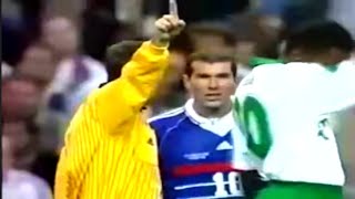 Arturo Brizio expulsa a Zidane Francia 1998 [upl. by Brechtel]