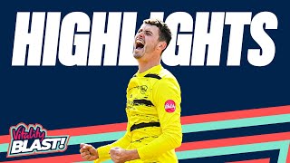 Superb Team Bowling Display  Gloucestershire v Sussex  Highlights  Vitality Blast 2024 [upl. by Oinoitna]