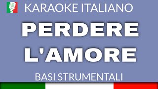 MASSIMO RANIERI  PERDERE LAMORE KARAOKE STRUMENTALE base karaoke italiano🎤 [upl. by Astra]